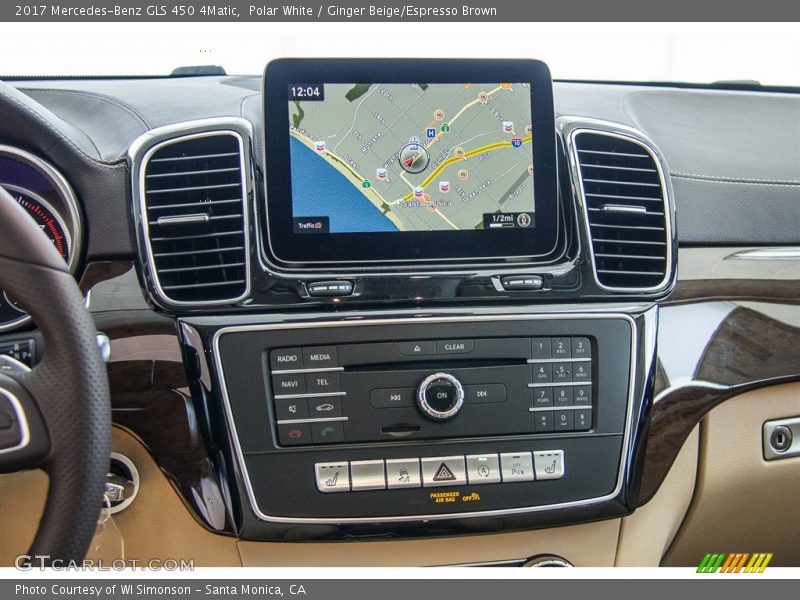 Controls of 2017 GLS 450 4Matic