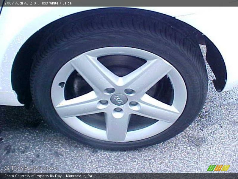 Ibis White / Beige 2007 Audi A3 2.0T