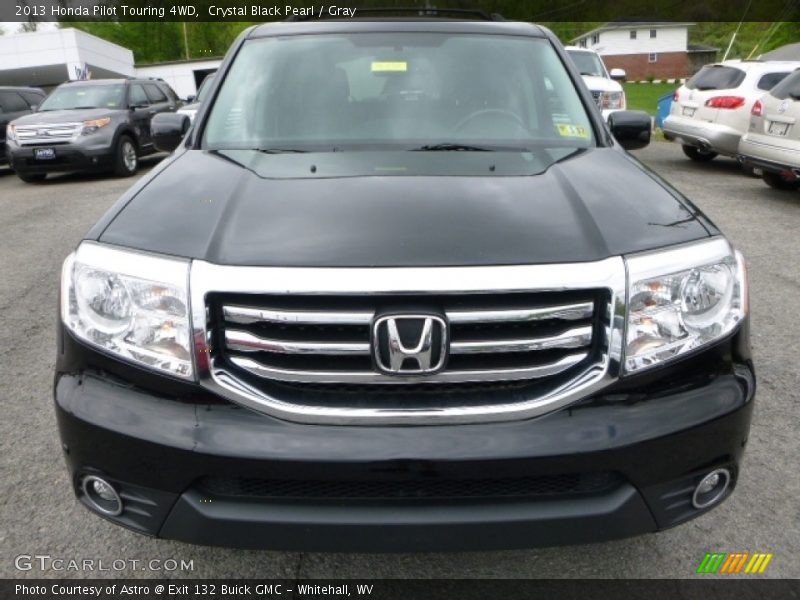 Crystal Black Pearl / Gray 2013 Honda Pilot Touring 4WD