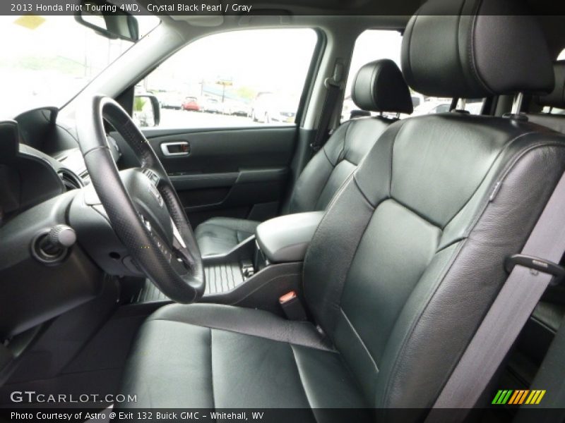 Crystal Black Pearl / Gray 2013 Honda Pilot Touring 4WD