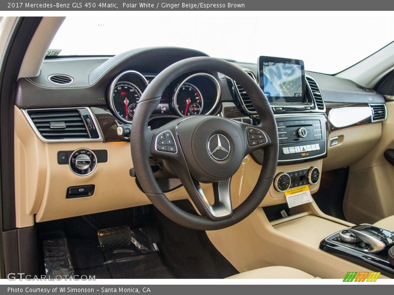 Dashboard of 2017 GLS 450 4Matic