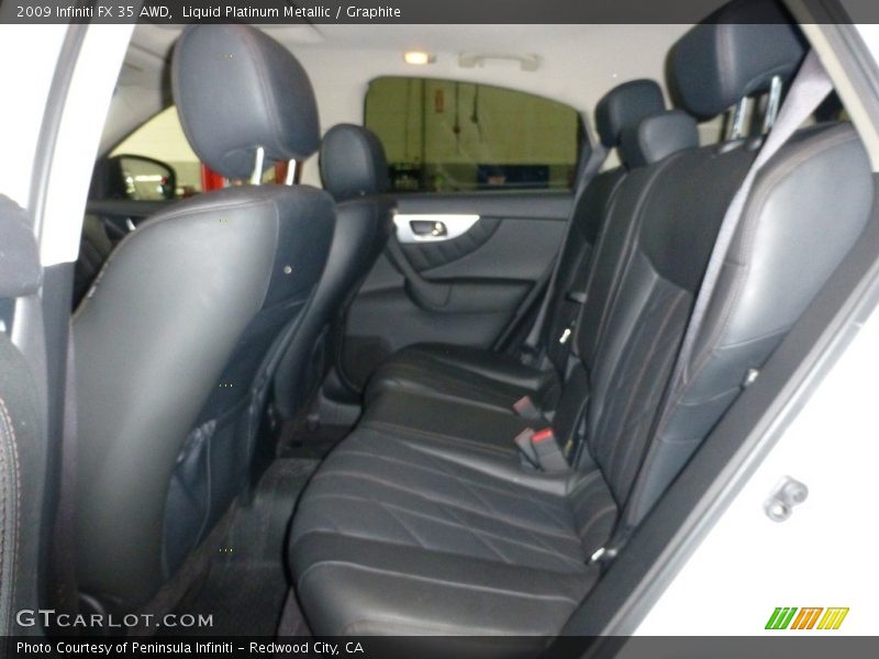 Liquid Platinum Metallic / Graphite 2009 Infiniti FX 35 AWD