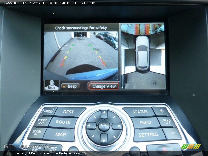 Liquid Platinum Metallic / Graphite 2009 Infiniti FX 35 AWD