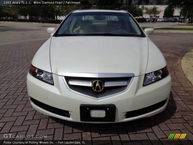 White Diamond Pearl / Parchment 2005 Acura TL 3.2
