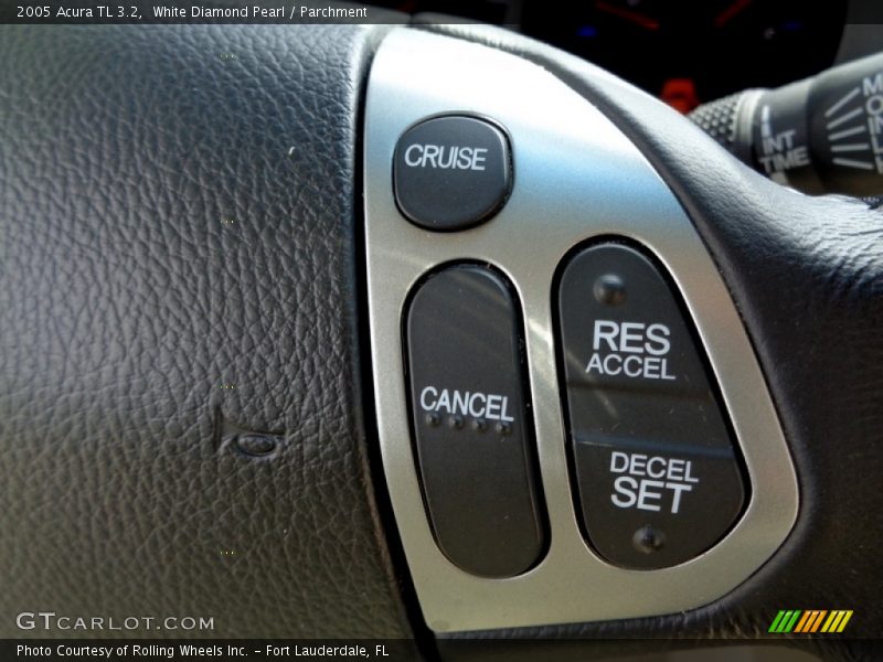 White Diamond Pearl / Parchment 2005 Acura TL 3.2