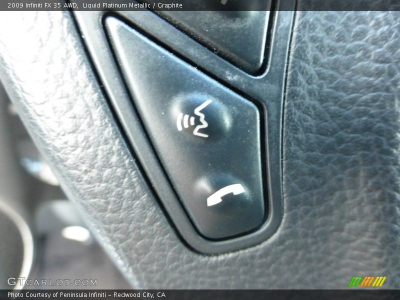Liquid Platinum Metallic / Graphite 2009 Infiniti FX 35 AWD