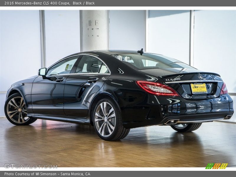Black / Black 2016 Mercedes-Benz CLS 400 Coupe