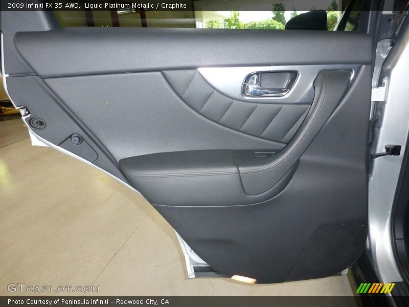 Liquid Platinum Metallic / Graphite 2009 Infiniti FX 35 AWD