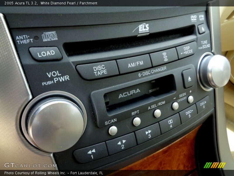 White Diamond Pearl / Parchment 2005 Acura TL 3.2