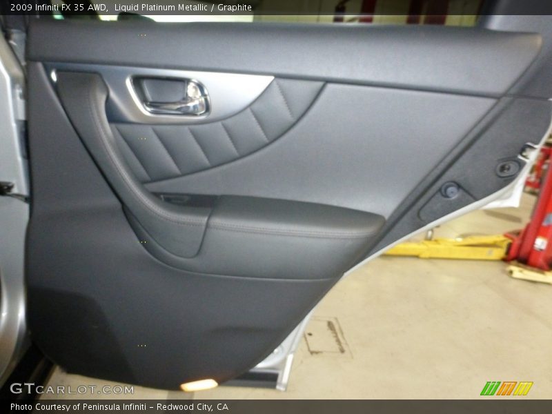 Liquid Platinum Metallic / Graphite 2009 Infiniti FX 35 AWD
