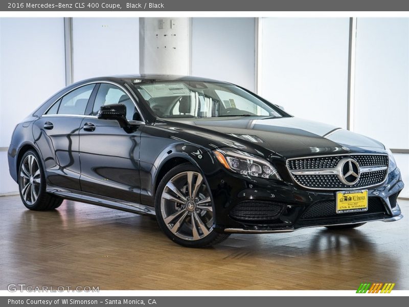Black / Black 2016 Mercedes-Benz CLS 400 Coupe