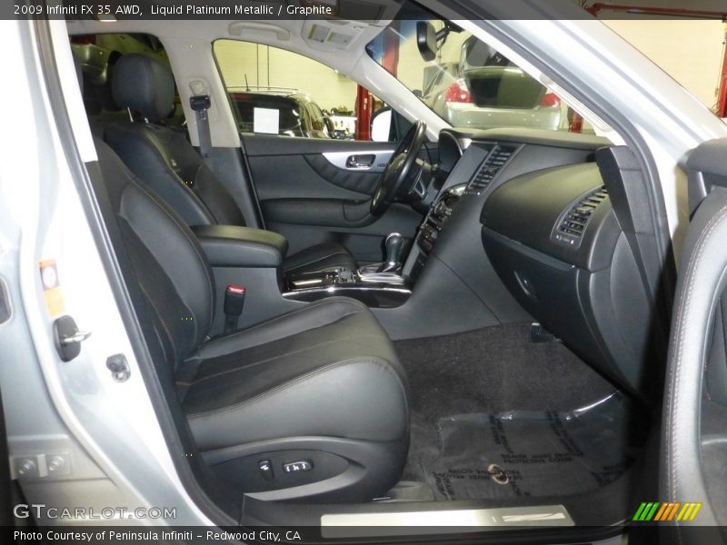 Liquid Platinum Metallic / Graphite 2009 Infiniti FX 35 AWD