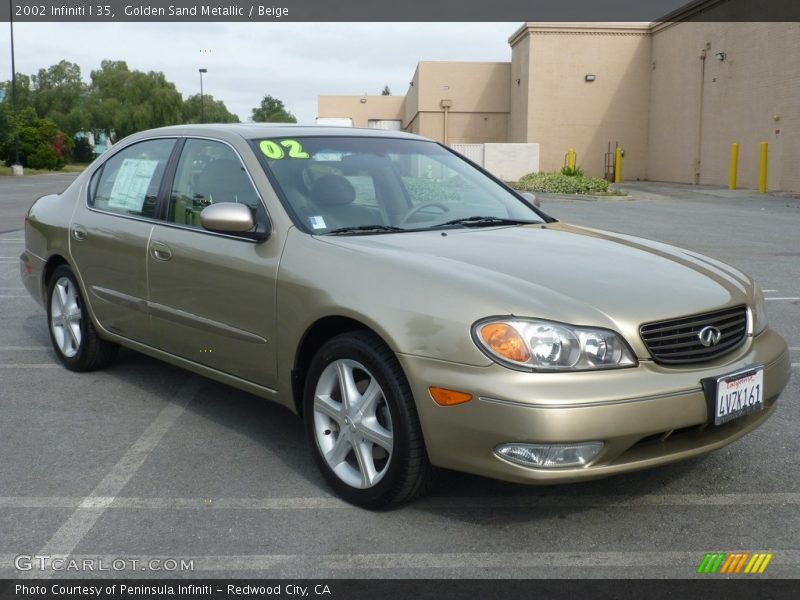 Golden Sand Metallic / Beige 2002 Infiniti I 35