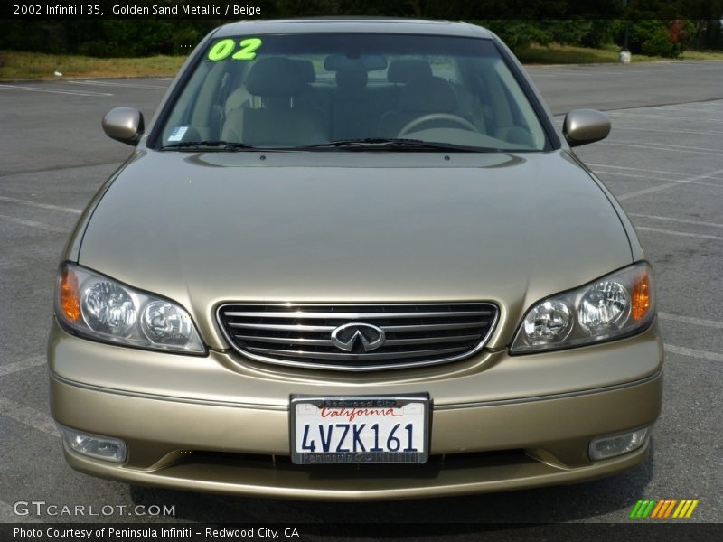 Golden Sand Metallic / Beige 2002 Infiniti I 35