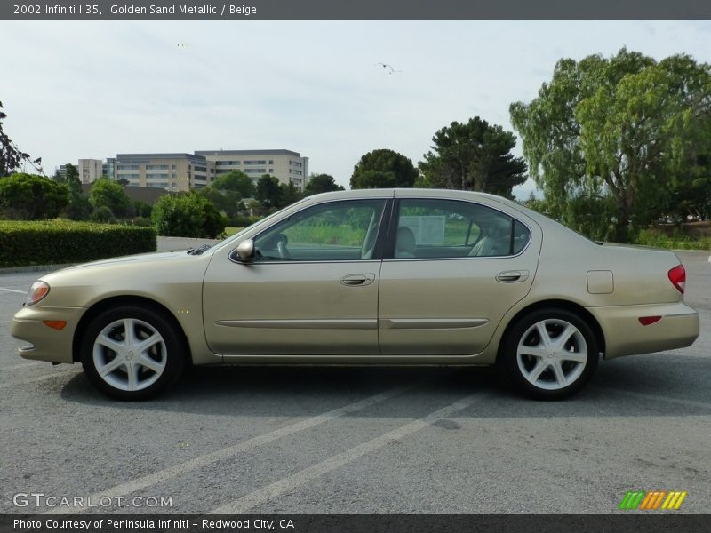 Golden Sand Metallic / Beige 2002 Infiniti I 35