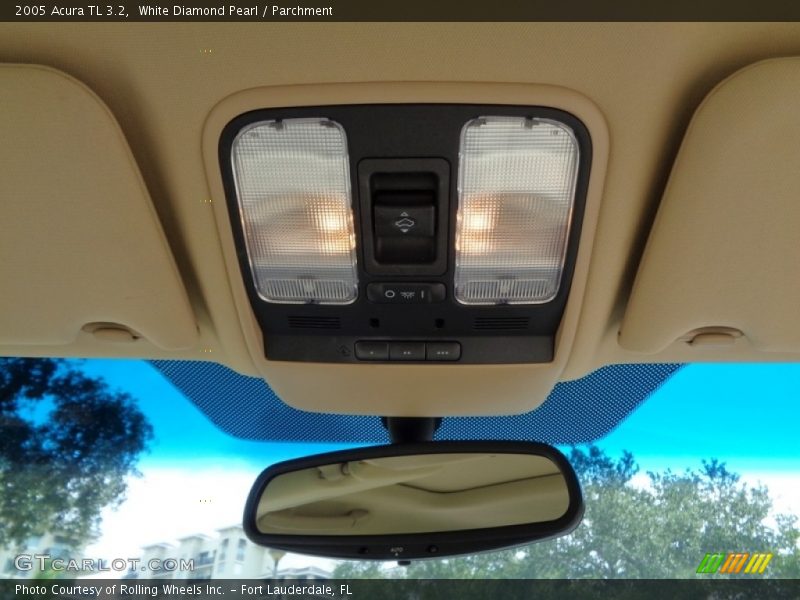 White Diamond Pearl / Parchment 2005 Acura TL 3.2
