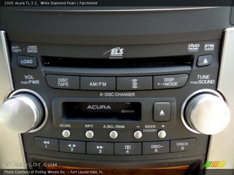 White Diamond Pearl / Parchment 2005 Acura TL 3.2
