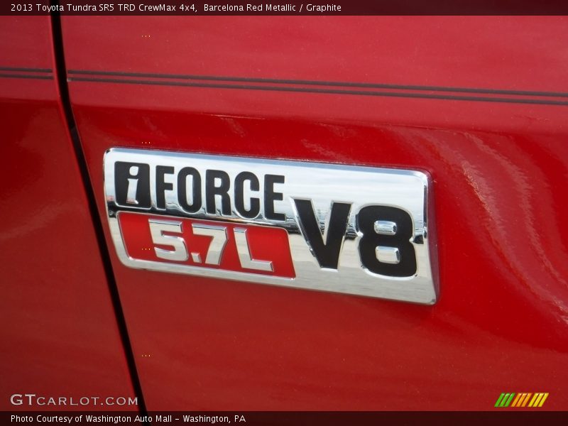 Barcelona Red Metallic / Graphite 2013 Toyota Tundra SR5 TRD CrewMax 4x4
