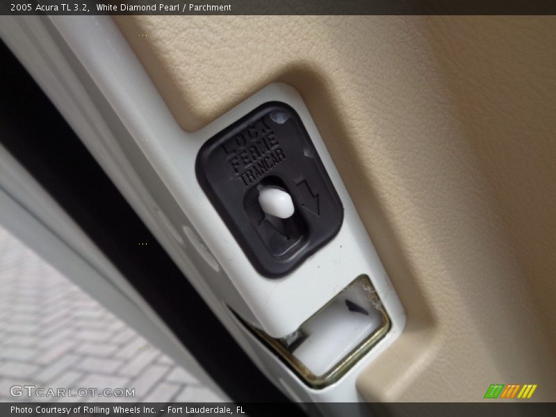 White Diamond Pearl / Parchment 2005 Acura TL 3.2