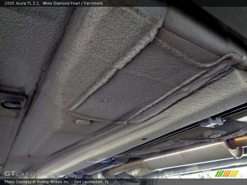 White Diamond Pearl / Parchment 2005 Acura TL 3.2