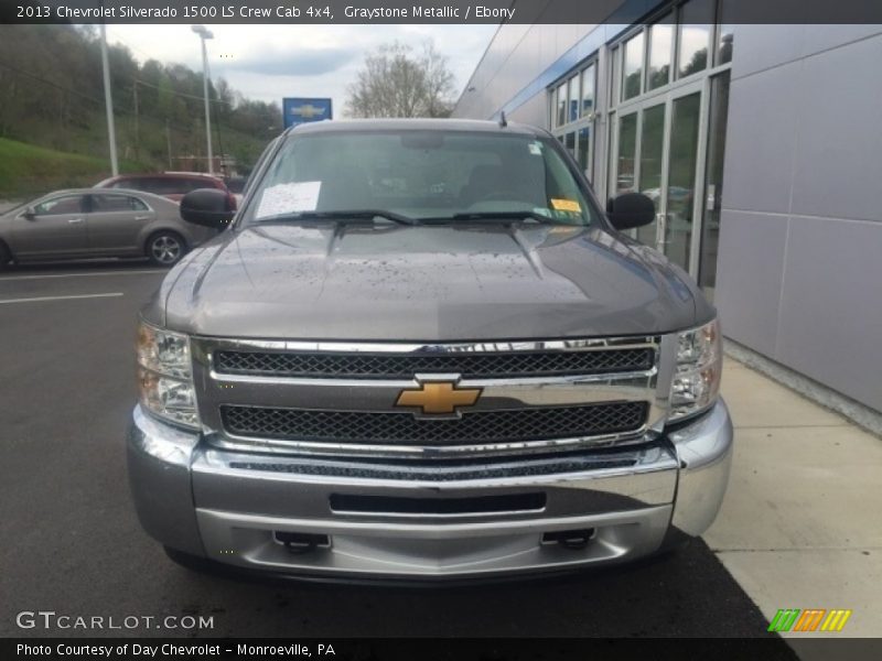 Graystone Metallic / Ebony 2013 Chevrolet Silverado 1500 LS Crew Cab 4x4