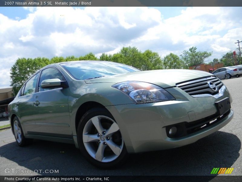 Metallic Jade / Blond 2007 Nissan Altima 3.5 SE