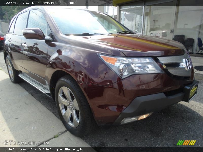 Dark Cherry Pearl / Parchment 2009 Acura MDX