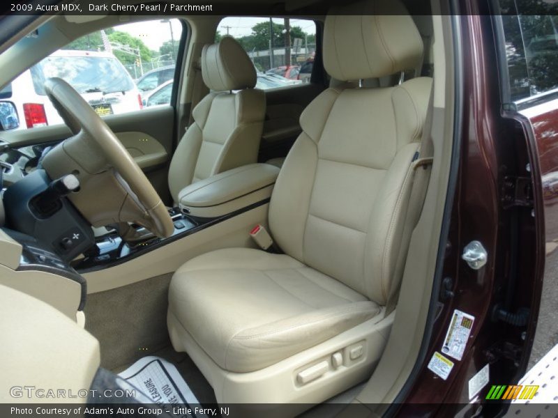 Dark Cherry Pearl / Parchment 2009 Acura MDX