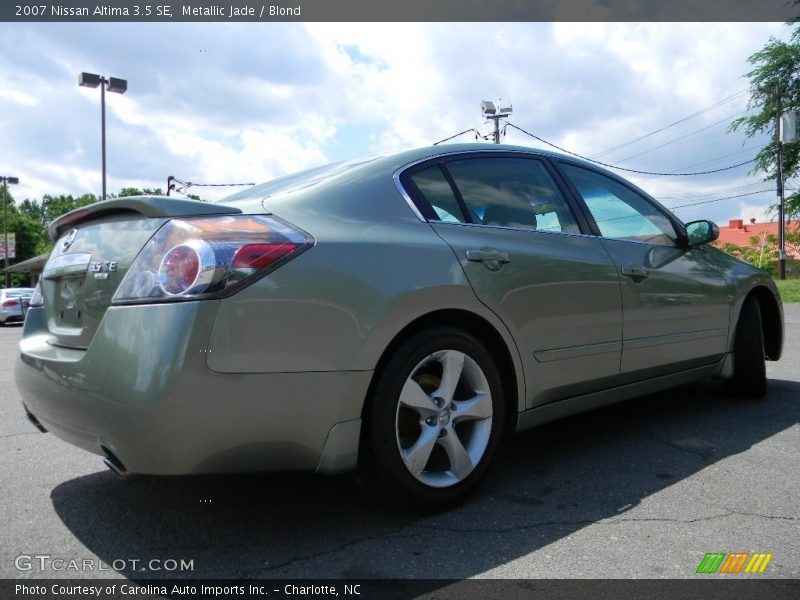 Metallic Jade / Blond 2007 Nissan Altima 3.5 SE