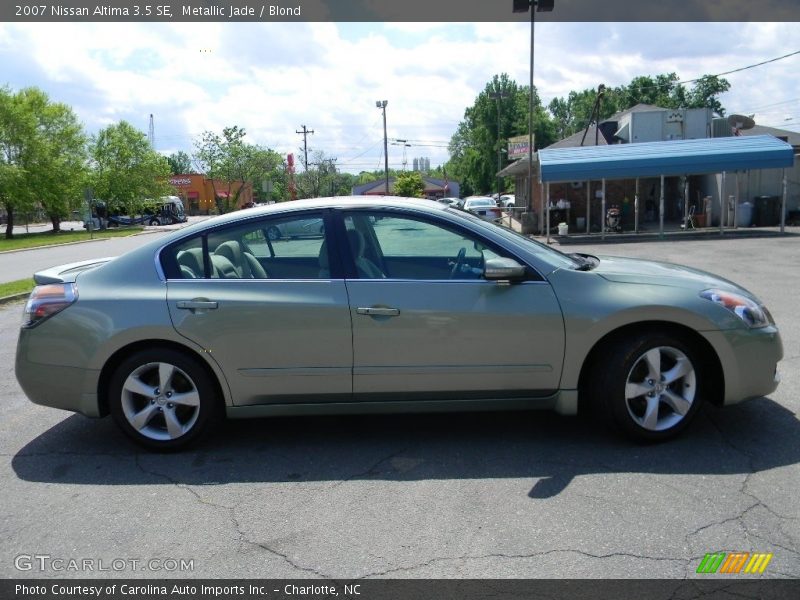 Metallic Jade / Blond 2007 Nissan Altima 3.5 SE