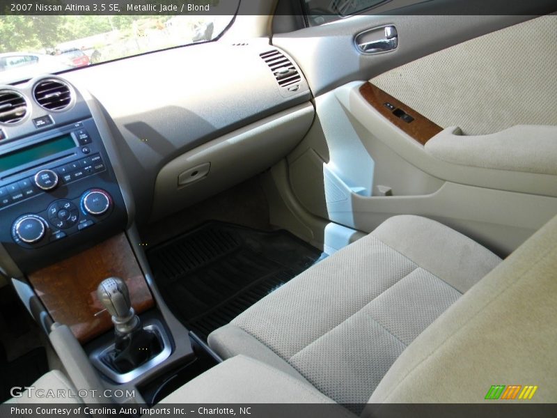 Metallic Jade / Blond 2007 Nissan Altima 3.5 SE