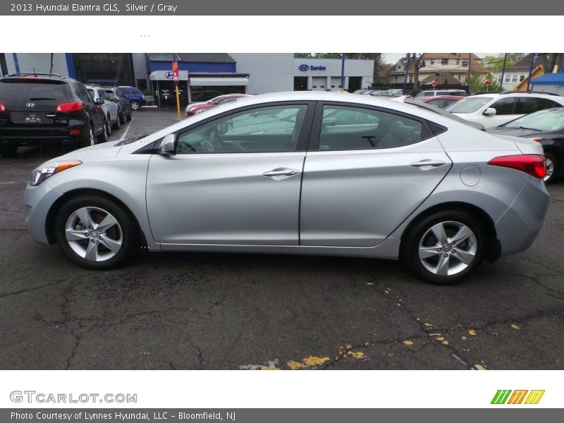 Silver / Gray 2013 Hyundai Elantra GLS