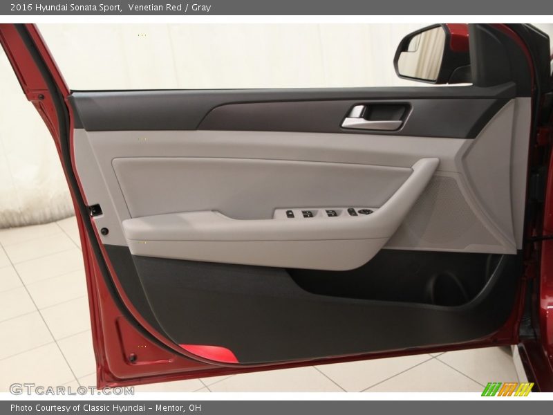 Venetian Red / Gray 2016 Hyundai Sonata Sport