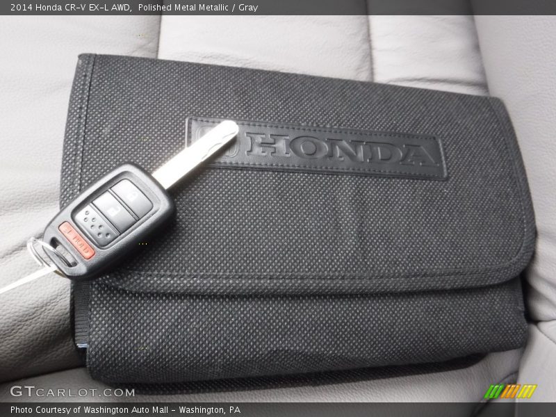 Polished Metal Metallic / Gray 2014 Honda CR-V EX-L AWD