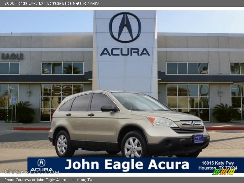 Borrego Beige Metallic / Ivory 2008 Honda CR-V EX