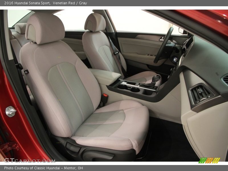Venetian Red / Gray 2016 Hyundai Sonata Sport