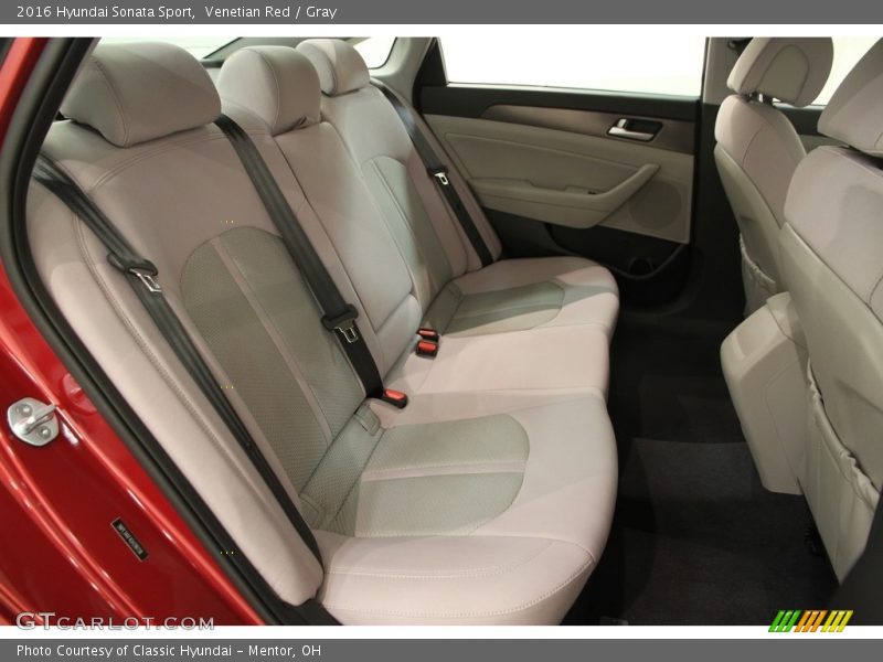 Venetian Red / Gray 2016 Hyundai Sonata Sport