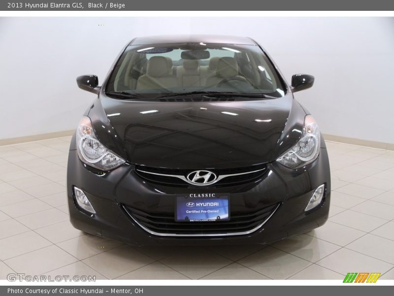 Black / Beige 2013 Hyundai Elantra GLS