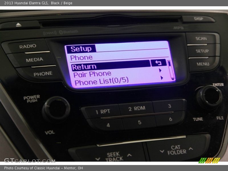 Black / Beige 2013 Hyundai Elantra GLS
