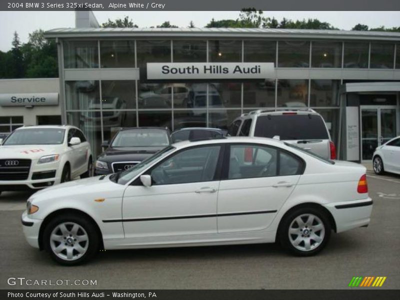 Alpine White / Grey 2004 BMW 3 Series 325xi Sedan