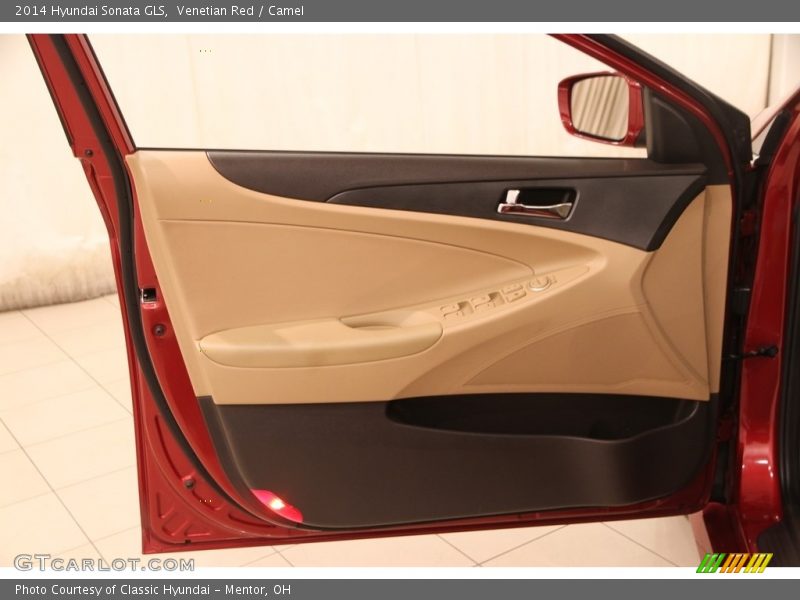 Venetian Red / Camel 2014 Hyundai Sonata GLS
