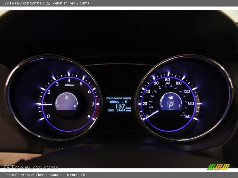 Venetian Red / Camel 2014 Hyundai Sonata GLS