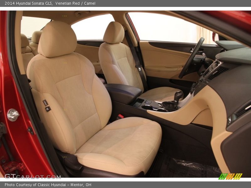 Venetian Red / Camel 2014 Hyundai Sonata GLS