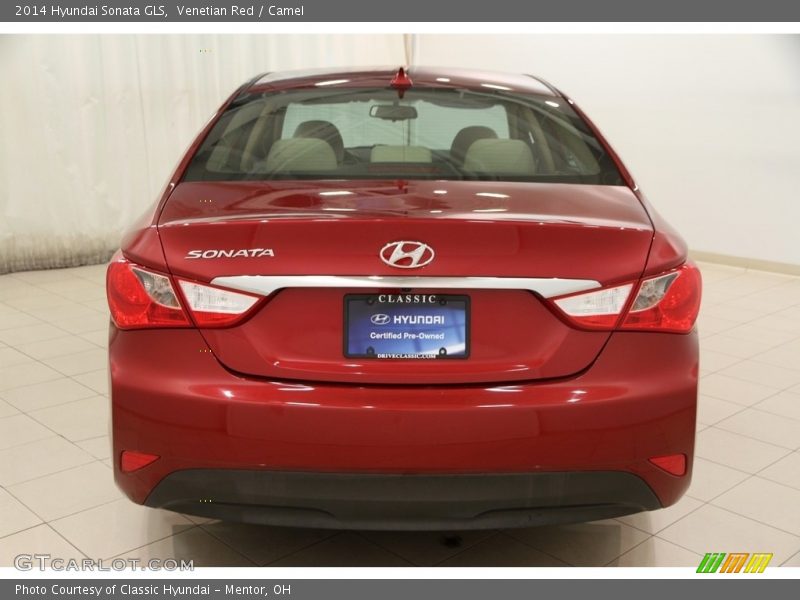 Venetian Red / Camel 2014 Hyundai Sonata GLS