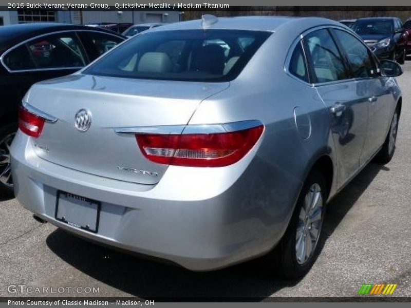 Quicksilver Metallic / Medium Titanium 2016 Buick Verano Verano Group