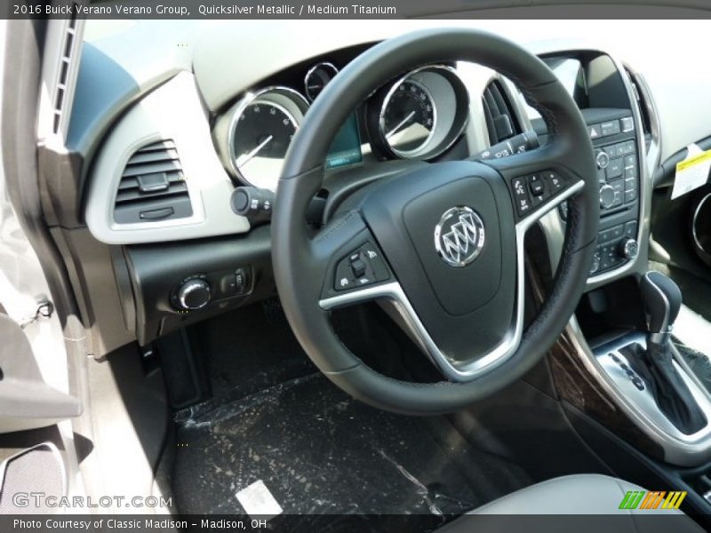 Quicksilver Metallic / Medium Titanium 2016 Buick Verano Verano Group