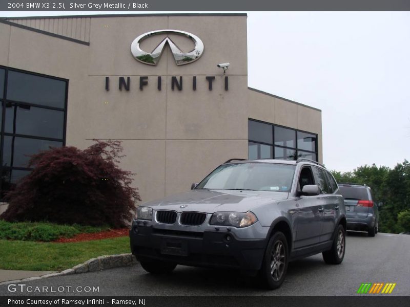 Silver Grey Metallic / Black 2004 BMW X3 2.5i