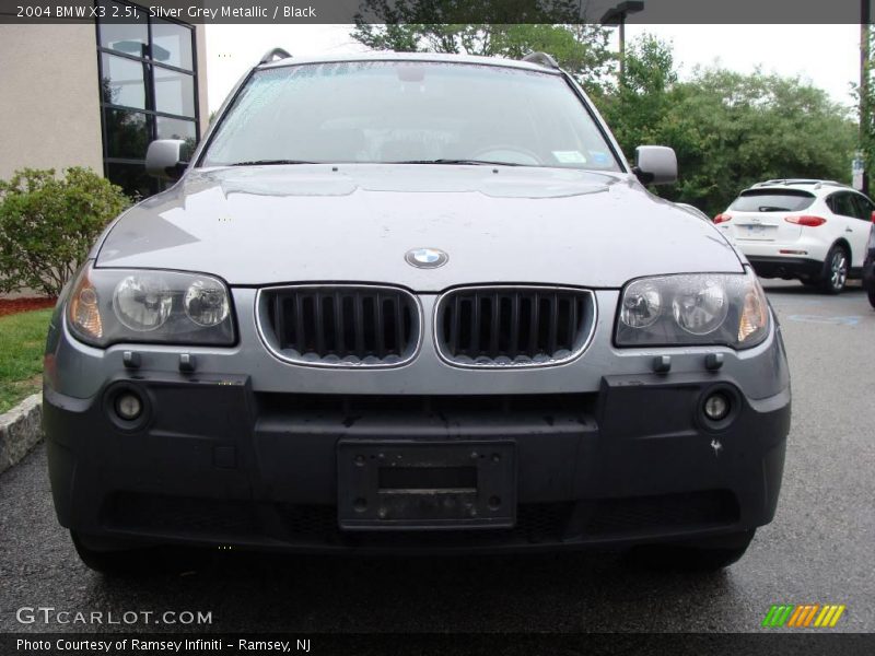 Silver Grey Metallic / Black 2004 BMW X3 2.5i