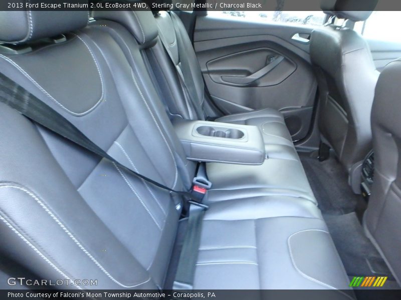 Sterling Gray Metallic / Charcoal Black 2013 Ford Escape Titanium 2.0L EcoBoost 4WD