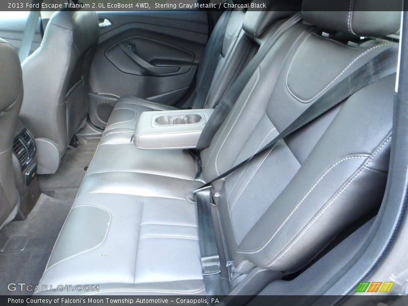 Sterling Gray Metallic / Charcoal Black 2013 Ford Escape Titanium 2.0L EcoBoost 4WD